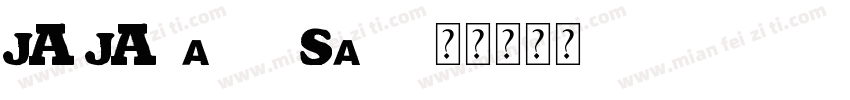 JA JAyagiri Sans字体转换